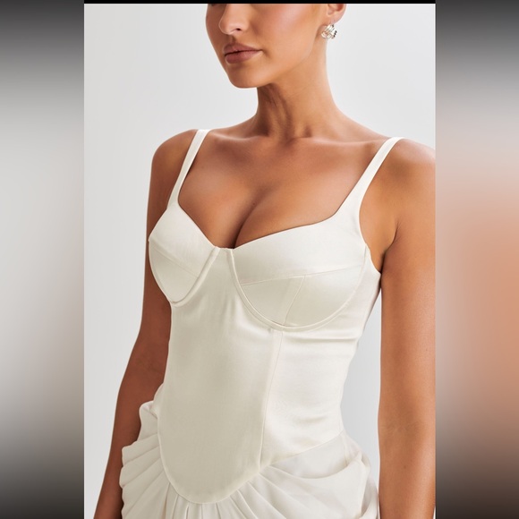 Meshki Leila Satin Corset Dress NWT - Picture 3 of 5